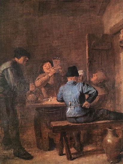 Adriaen Brouwer In the Tavern Spain oil painting art